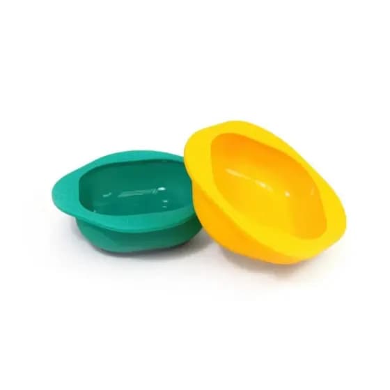 Kit Com 2 Tigelas Silicone Marcus & Marcus Verde e Amarelo