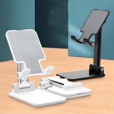 Suporte Para Celular E Tablet Ajustável Dobravél Portátil Apoio De Mesa