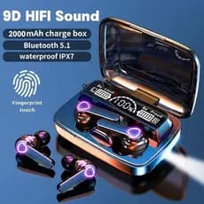 M19 Fone de Ouvido Bluetooth Sem Fio HiFi Estéreo Redução de Ruído Baixa Latência para Android e ios