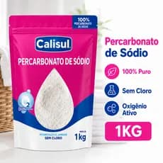 Percarbonato 100% Puro Tira Manchas Roupas Brancas e Coloridas