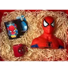 Kit Exclusivo Homem-aranha: Caneca, Xícara, Cofre, Mala