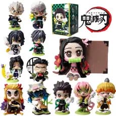 Demon Slayer Action Figures Bonecos Decorativos PVC Anime Detalhados Kimetsu no Yaiba