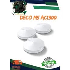 Kit 3 Roteadores Wi-Fi Mesh Deco M5 AC1300 Branco Bivolt