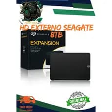 HD Externo 8TB Seagate Expansion USB 3.0 para Backup