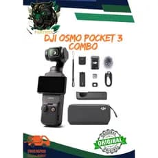 DJI Osmo Pocket 3 Creator Combo 📸 Câmera Compacta Profissional 4K