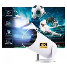 Projetor Mini Hy300-PLUS-4KProjetor Portatil 5g Wifi 6 Bluetooth 5.0 Full HD 1080 p Android 11