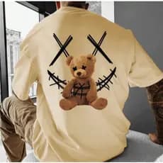 Camiseta Unissex Oversized Streetwear Urso X
