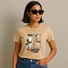 T-Shirt Baby Look The Snoop Show 100% Algodão CKM SHOP