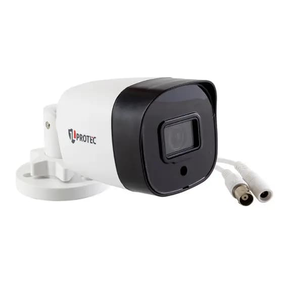 Câmera de Segurança Bullet com Infravermelho de 2MP 1080P 2.8mm 4 em 1 IP66 Alcance 20m Branca
