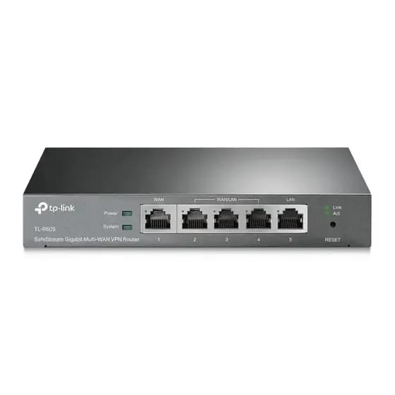 Roteador TP-Link Gigabit Wi-Fi 6 TL-ER605 Triband 41,5MBPS Preto - REEMBALADO