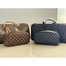 Kit Conjunto Mala de Viagem e Necessaire Premium Unissex Bordo Estilo e Funcionalidade