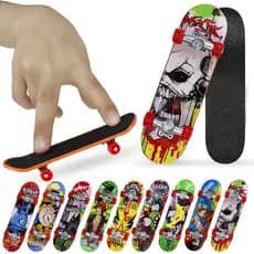 Skate De Dedo Skateboard Brinquedo Radical Com Kit Rodinhas e Chave