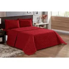 Cobre Leito Imperium Liso 3 Peças Matelado Casal Queen e King
