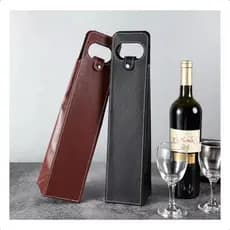 Bolsa Case Porta Vinho Garrafa Wine Bag Com Alça