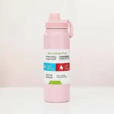 Garrafa Térmica 800ml Aço Inox Squeeze Parede dupla Quente e Frio com Trava de Segurança e Alça