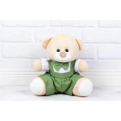 Urso De Pelúcia Casamento Pajem E Noivo - 15 Cm