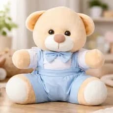 Ursos Tedde Shorts Suspensório 18 Cm Para Lembrancinha