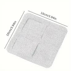 O combo Mais Vendido De 10 Peças De Adesivos De Malha De Filtro  10X10 Para Anti-Entupimento E Drenagem De Pia De Coz