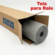 Tela Anti Inseto Calha Ralo Alumínio Expandido 50cm X 1,00m