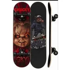 Skate Profissional GKY – Série Terror – Marfim & Fiber Glass