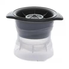 Kit 03 Forma De Gelo Esfera Bola Silicone Grande Redonda Bar Whisky Molde ICE Ball Drink