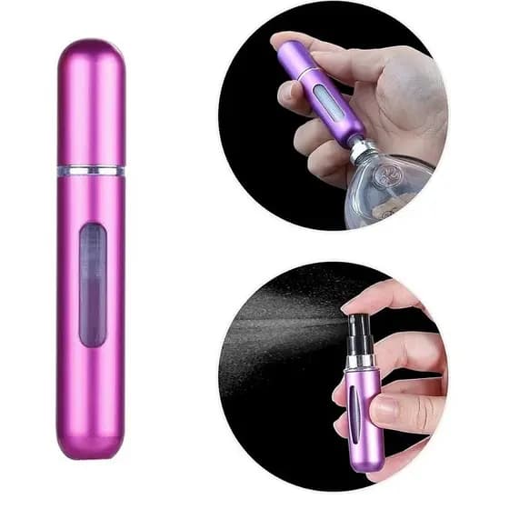 Porta Perfume Recarregavel Portatil Spray 5ml