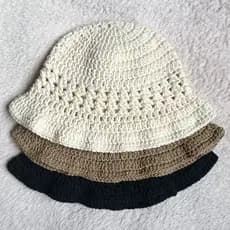 Bucket  de Crochê Chapéu Adulto Unissex Várias Cores