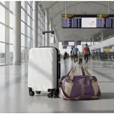Mala De Viagem Com Rodinha 360 Cadeado 10kg Rígida+ Bolsa