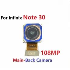 Original Para Infinix Note 30 5G Módulo De Câmera Traseira Cabo Flexível + Substituição Frontal