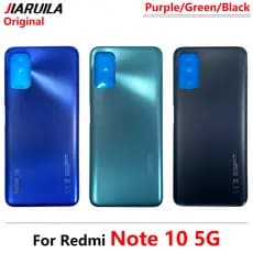 100% Original Para Redmi Note 10 5G Tampa De Vidro Traseiro De Substituição Da Porta Traseira Da Habitação Tampa Da Bate
