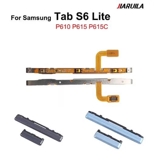 Botão Liga/Desliga Para Samsung Tab S6 Lite P610 P615 Controle De Volume Chave Cabo Flexível