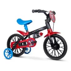 Bicicleta Bike Criança 2 A 5 Anos Aro 12 MECHANIC Nathor Infantil C/ Rodinha MENINO de 90cm a 1m
