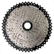 CASSETE K7 12V ABSOLUTE 11/50D PRATA C/ PRETO - OEM SEM CAIXA - P/ Freehub 8v/9v/10v MTB