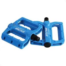 PEDAL PLATAFORMA ABSOLUTE BRUTUS FLAT 9/16 AZUL CLARO - Dh Enduro Bmx Rosca Grossa 9/16 freerider bicicleta