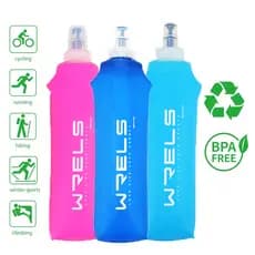 WRELS Garrafa De Água Dobrável TPU Balão Macio Para Maratona , Corrida Em Trilha , Acampamento , Ciclismo SH03 + SH09