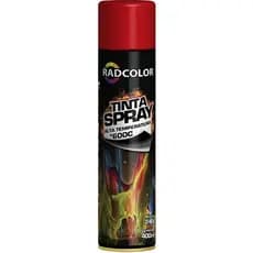 Tinta Spray  Vermelho Alta Temperatura Radcolor 400ml RC2145