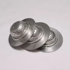 Ralo de Pia 7cm Aço Inox Anti Entupimento Filtro para Pia de Cozinha Peneira Protetor de Ralo