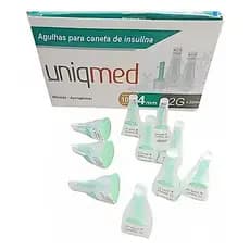 Agulhas Caneta Insulina Ultra Fine 4mm Kit Com 10 Unidades