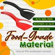 KIT  Espátula de Nylon Multiuso Com peagador para ovos bife panqueca Tapioca cozinhha