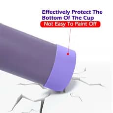 7.5 cm Bota Manga Protetora de Silicone para Garrafas de Água Aço Inoxidável 500ml~1200ml