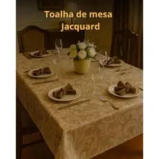 Toalha de mesa 6 lugares Jaquard