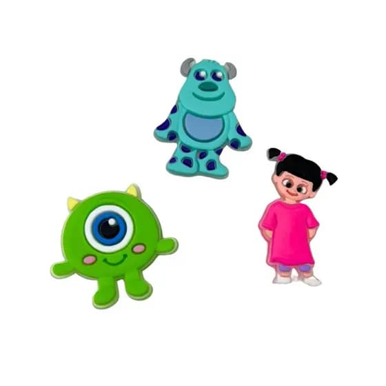 PINGENTE PERSONALIZADO MONSTRO SA  kit com 3 unidade
