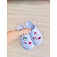 H Sapato Fechado Branco Enfermagem Feminino Antiderrapante Confortável Leve Macio (Babuche Fechado)