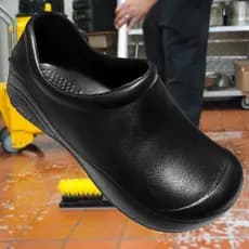 Sapato de Segurança Babuche Fechado Cozinha Limpeza Serviço Manutenção Yvate