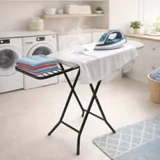 Tabua de Passar Roupa 3 Andares Técido Térmico Dobravel Extra Forte Com Porta Ferro