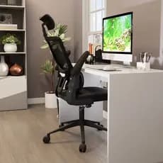 Cadeira Ergonômica Fixa Escritório Giratoria Executiva Gamer Com Apoio Lombar Cabeça Ajustável