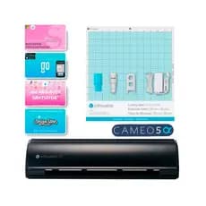 Silhouette Cameo 5 Alpha Preto Máquina De Recorte Avançada