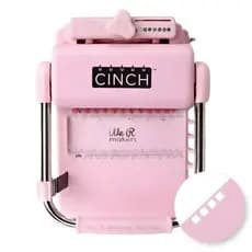 Encadernadora The Cinch Furo Quadrado rosa We R