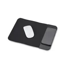 Mouse Pad Qi com Carregamento por Indução, Base Antideslizante e Neoprene de Alta Qualidade