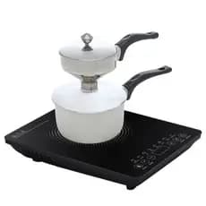 Cuscuzeiro Individual de Aço Inox Pequena Lyor - Funciona em Fogão de Indução Gás e Elétrico